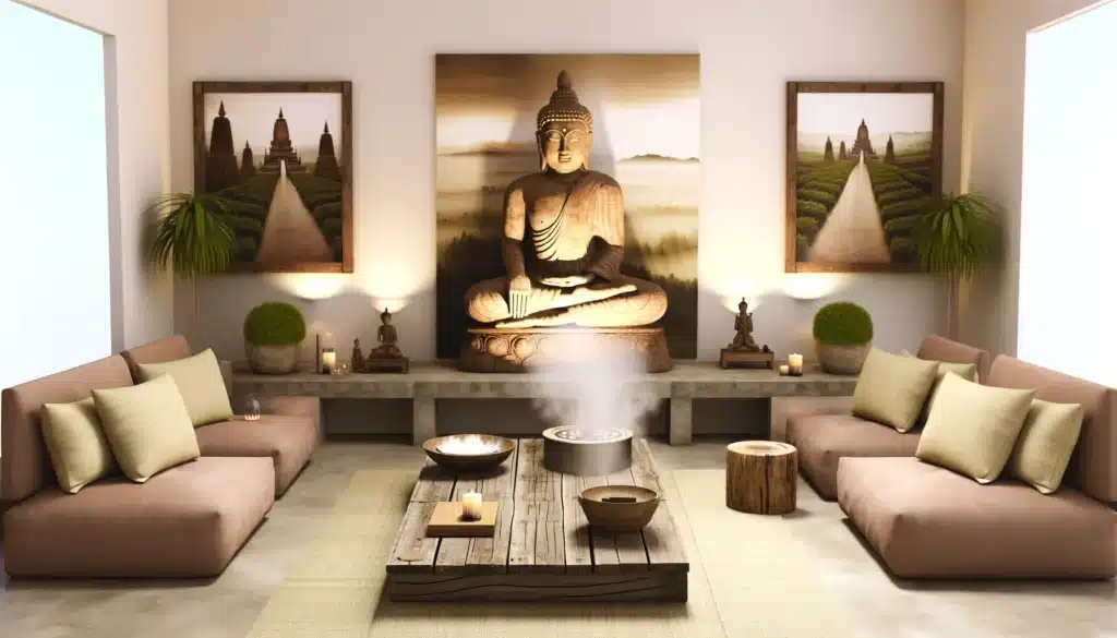 Buddha-Themed Corner Decor Ideas