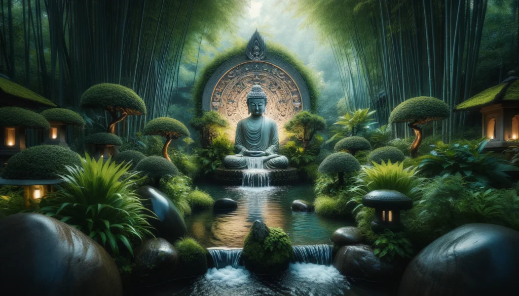 A Zen Garden Centerpiece Has To Be A Buddha Garden Fountain