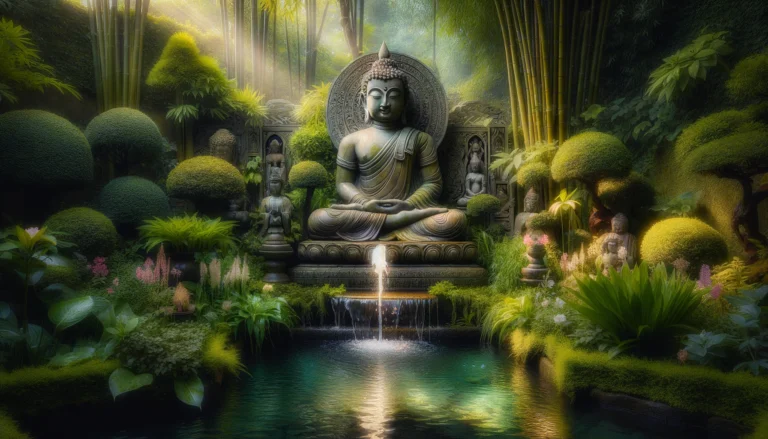 A Zen Garden Centerpiece Has To Be A Buddha Garden Fountain